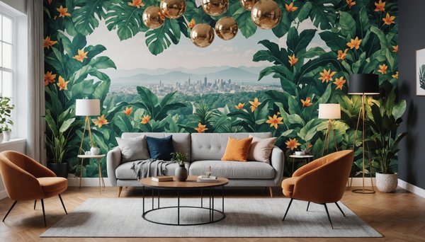 Éveillez votre intérieur grâce aux tendances papier peint 2025