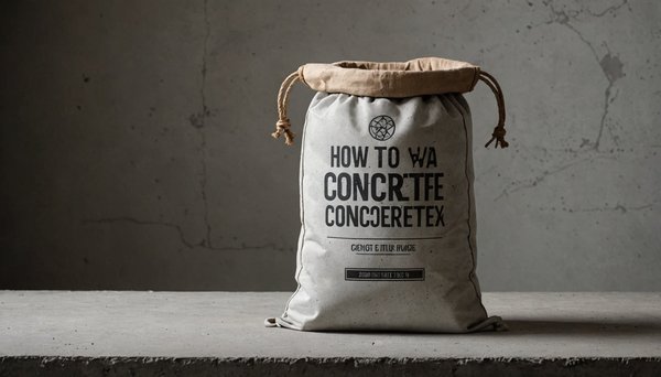 Comment utiliser efficacement un sac de 35 kg de béton ?